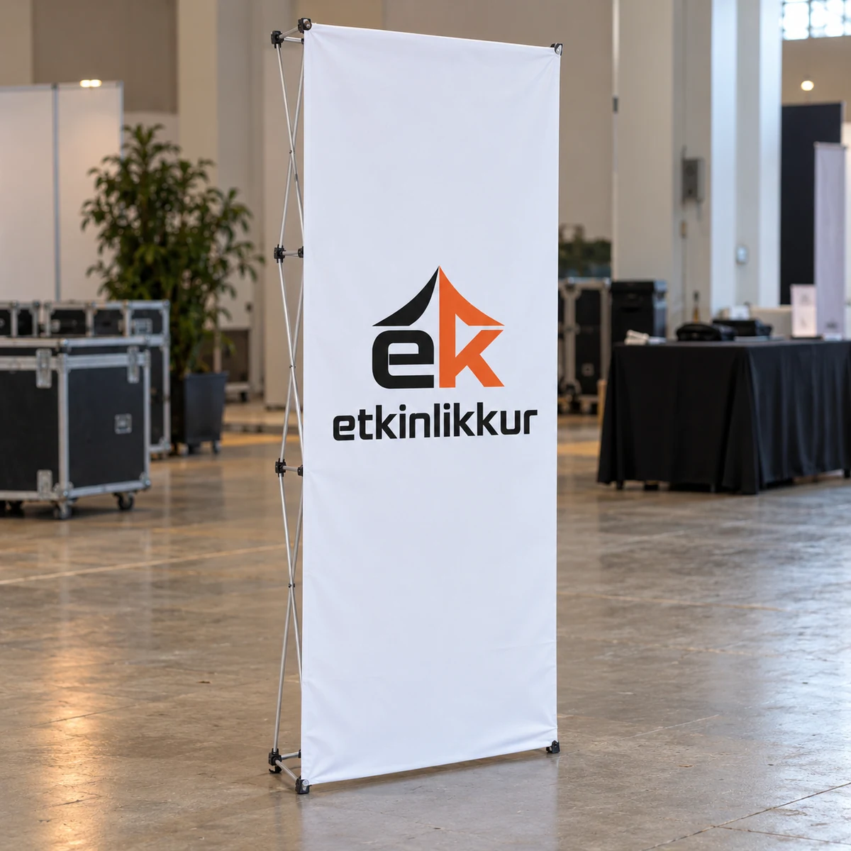 75×225 Örümcek Stand Baskılı